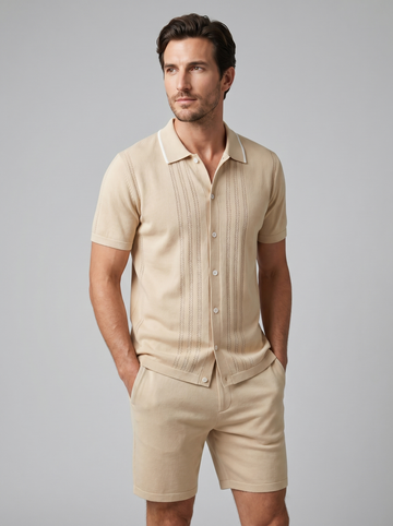 Men's Knit Polo Relaxed Fit
