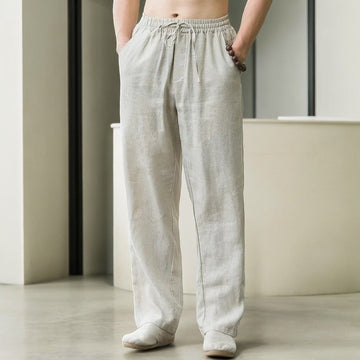 Men's Linen Trousers Relaxed Fit