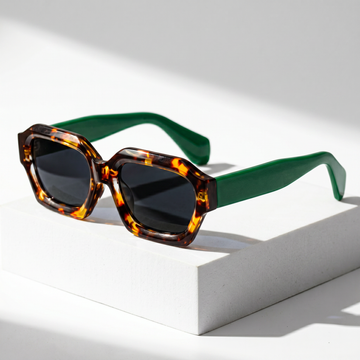 Women's Chunky Geometric Square Frame Sunglasses
