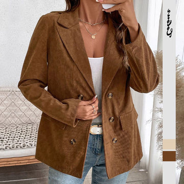 Women's Corduroy Blazer Oversized