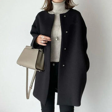 Women's Wool Coat Oversized