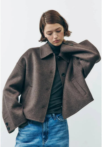 Women's Wool Jacket Oversized