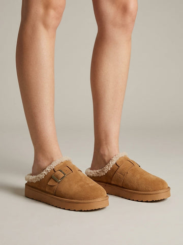 Women's Suede Slippers Platform