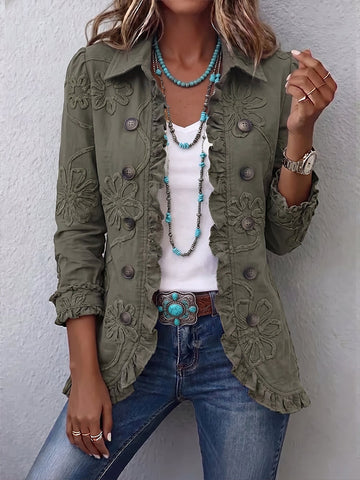 Women's Floral Embroidered Jacket