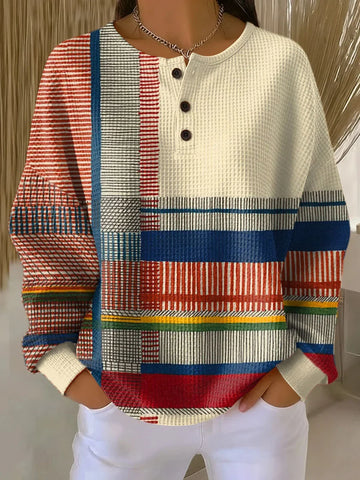 Women's Striped Sweater Oversized