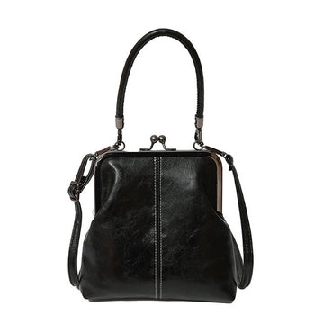 Women's Kiss Lock Crossbody Bag