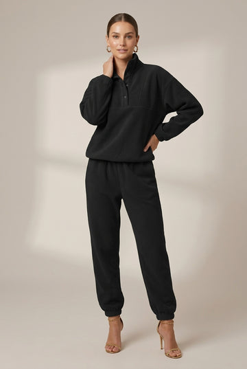 Women's Relaxed Fit Two-Piece Sweater and Jogger Set