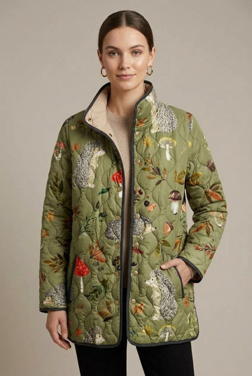 Women's Mock Insulated Puffer Jacket