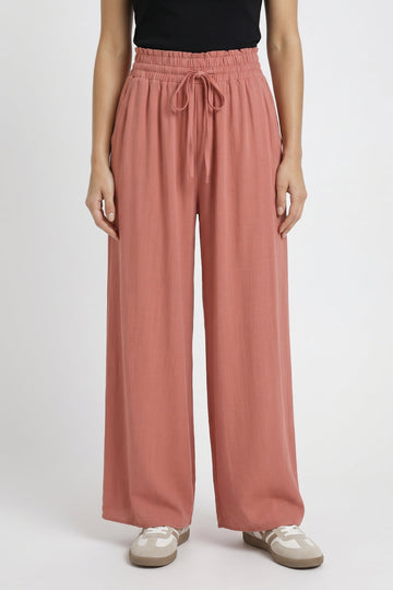 Women's Palazzo Trousers High-Waisted