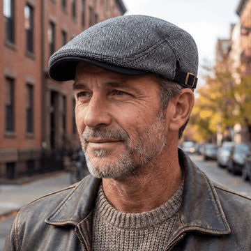 Herringbone Flat Cap